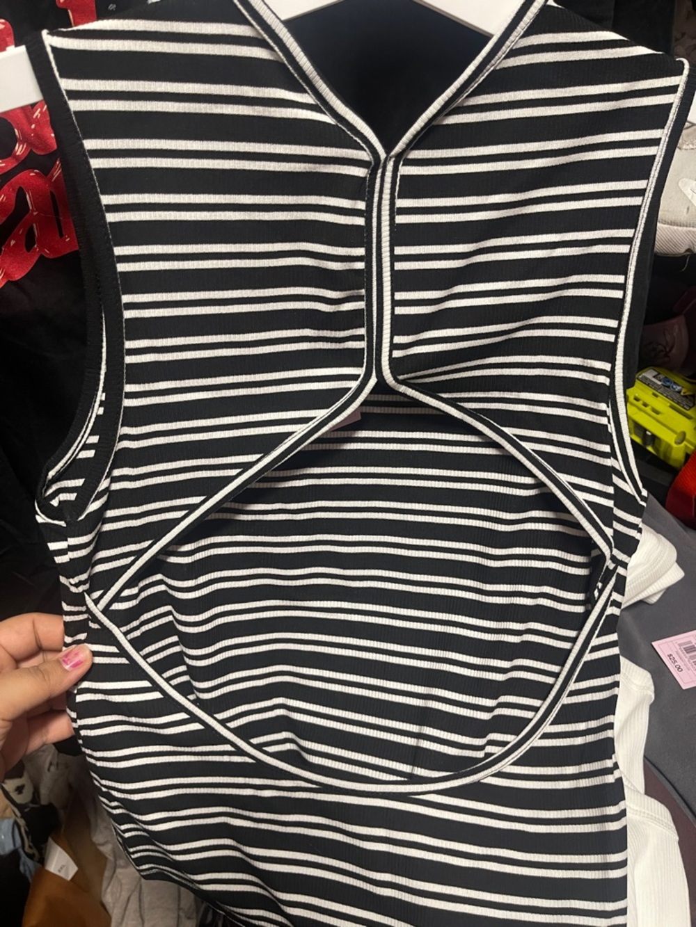 Wild Fable Women's Open Back Ribbed Tank Top - Picture 9 of 10